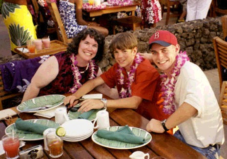 Kitty, Mike and Matt in Hawaii