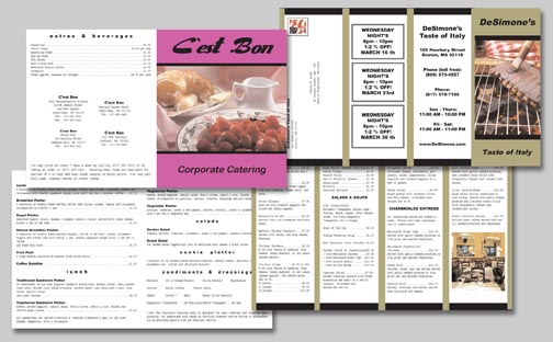 Menus