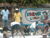 Pedestrian crossing at St. Jago Prep