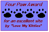 Four Paw Award
