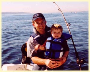 Daddy and Gavin have gone Fishing!