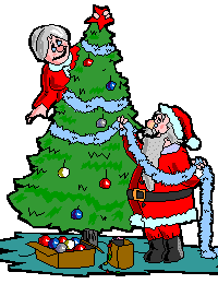 decorating 
the tree