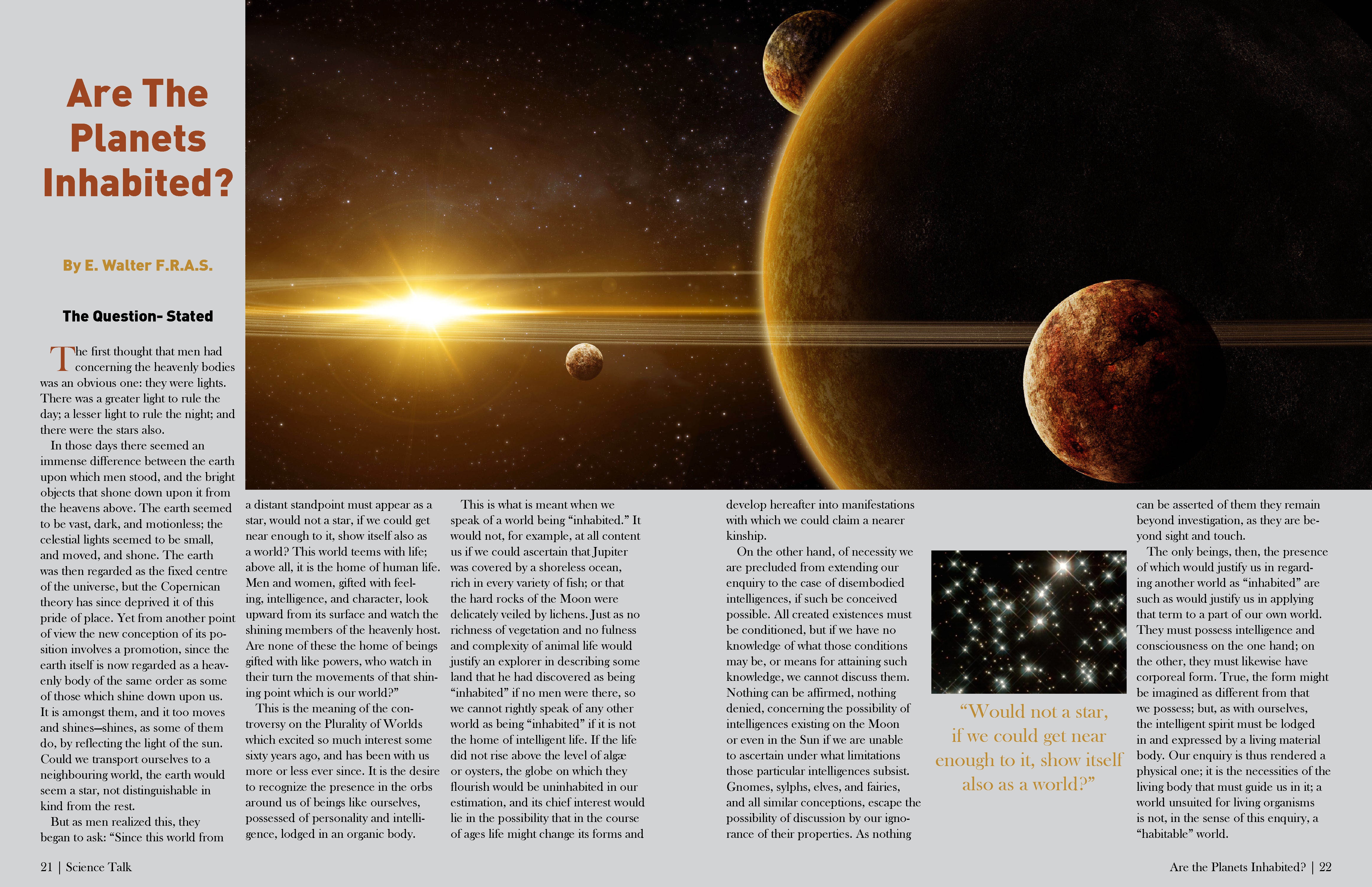 Space Magazine Spread