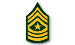 SGM, 3 Chevrons, 3 Rockers, and a star in middle.