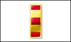 CW2, 3 red squares on a gold bar.
