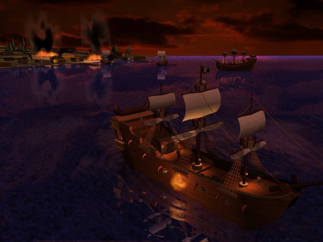 A pirate's ship!