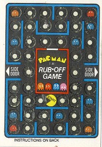 Scratched Off Rub-Off Game
