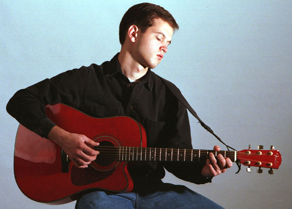 Kevin with guitar