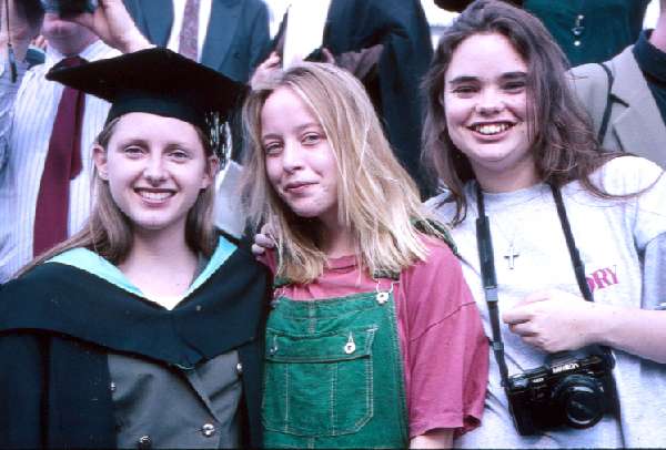Me, Gus and Lynda at my graduation, 1994
