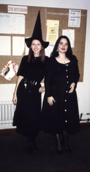 Wicked Witch and Morticia Addams, 1992
