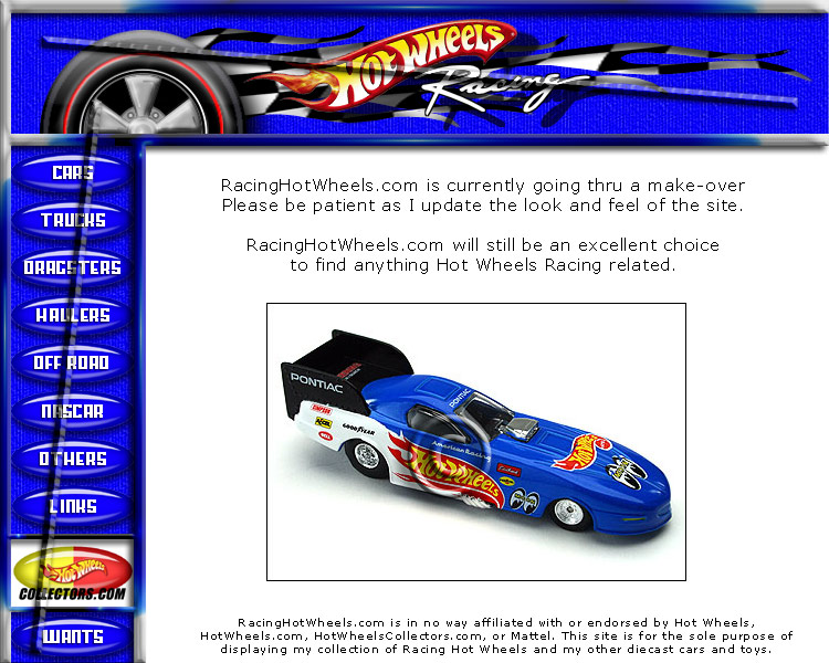 Unofficial Hot Wheels Racing Website.