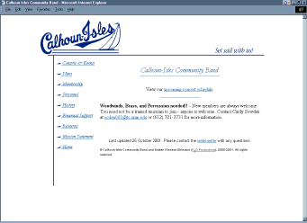 screen capture - geocities/calhoun_isles