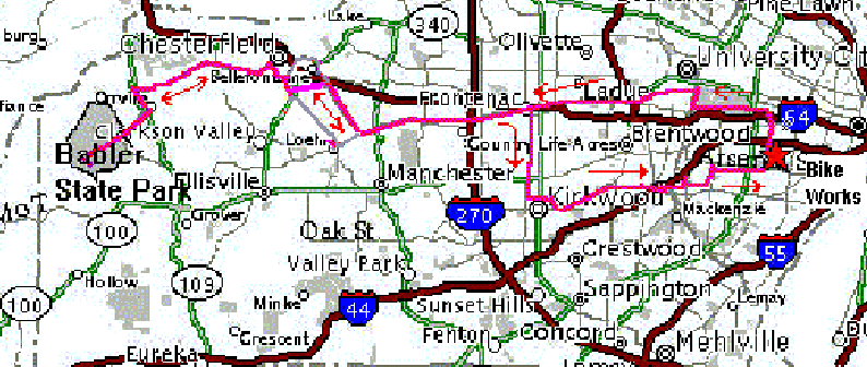 Babler Trip Map