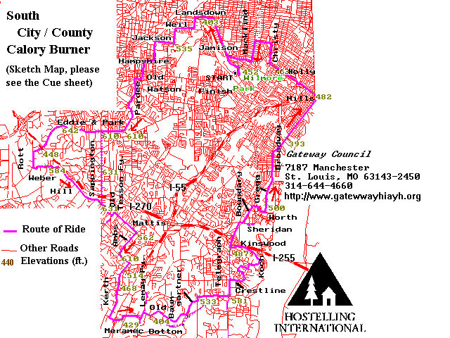 Calory Burner Map