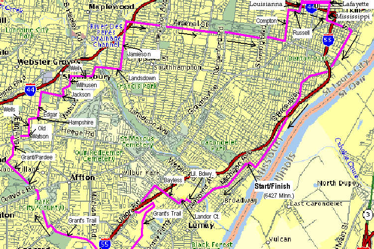 Mark Sharon Loop Map