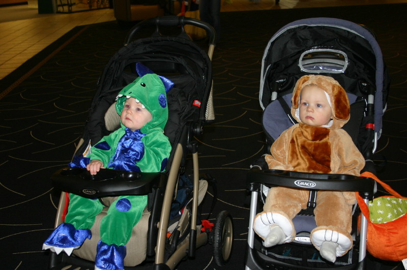 Alex and Aaron at Halloween