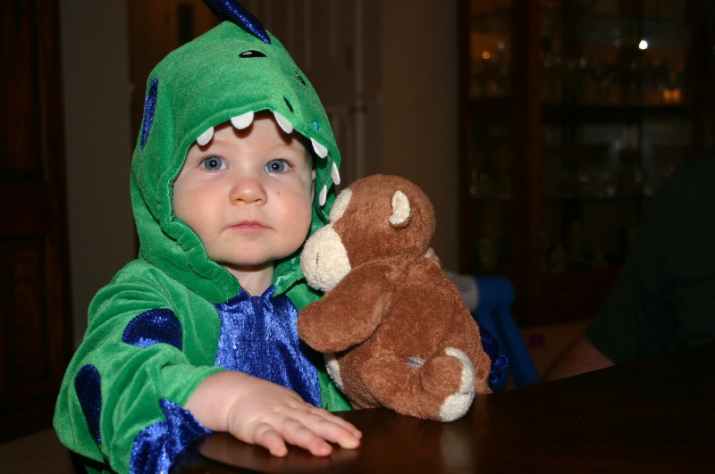 Dinosaur at rest
