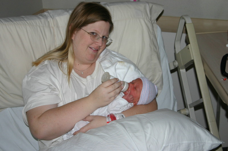 Alex meeting his mommy