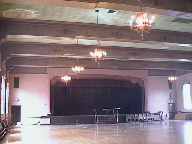 Ballroom and stage