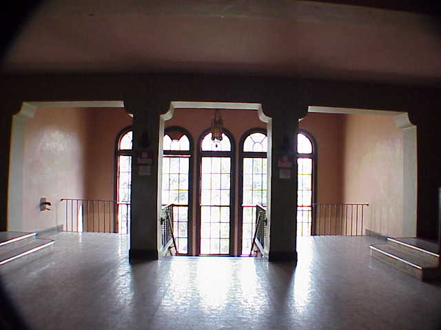 Stairs leading back downstairs