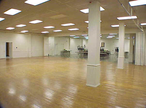 Dance floor and banquet room