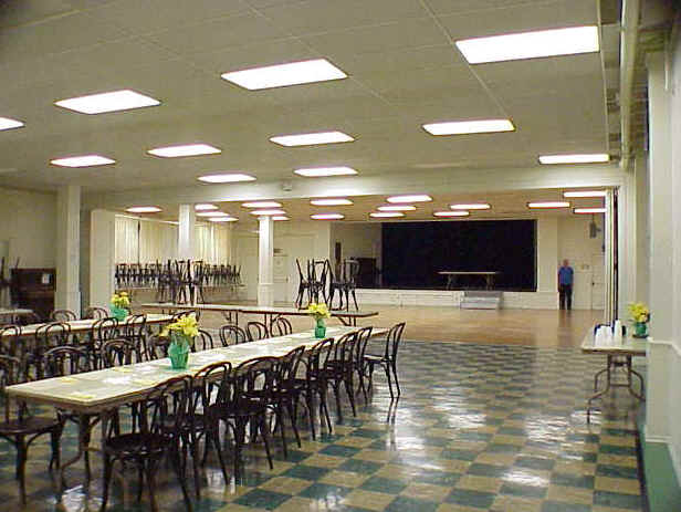 Banquet room, with dance floor in background
