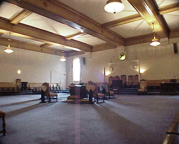 Blue meeting room, looking to the east