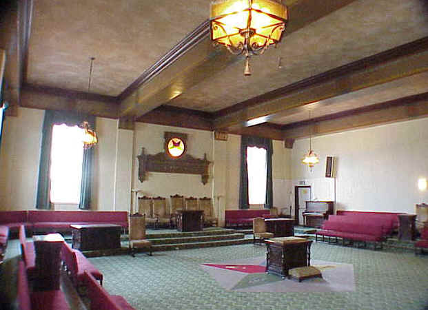 Red meeting room, from the northwest