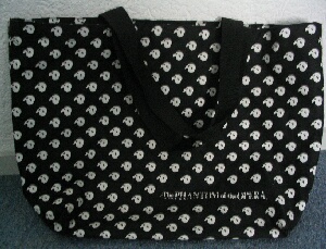 phantom of the opera tote bag