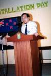P.P.William giving speeches...
