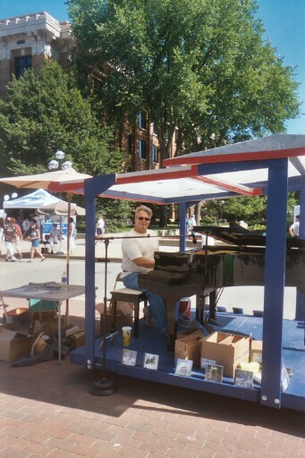 Mr.B at the 2003 Ann Arbor Art Fair
