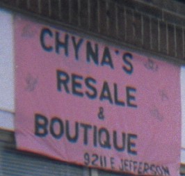 Boutique sign