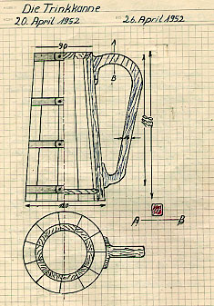 From a young apprentice cooper's notebook.