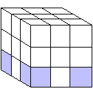You need to get these four cubes placed in this step.