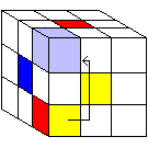 Corner cube below where it should go.