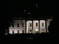 The White House July 4th. Taken through the construction chainlink fence.