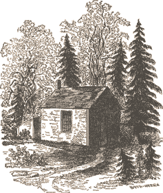 Thoreau's Cabin by Walden