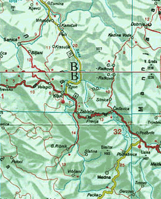 KARTA OPSTINE KLJUC