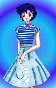 Ami in a Poodle Skirt