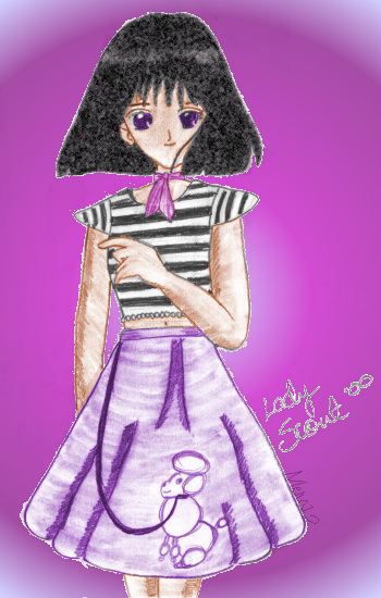 Hotaru in Poodle Skirt