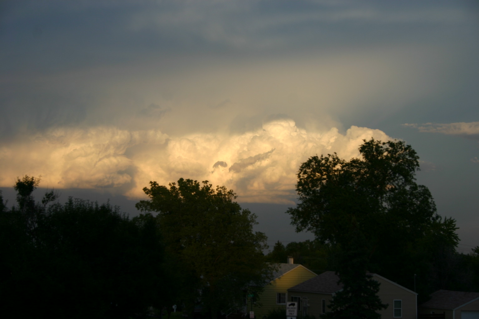 These late July storm clouds were spectacular.