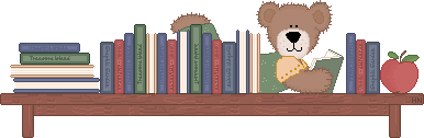 bear and bookshelf