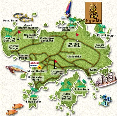 map of langkawi
