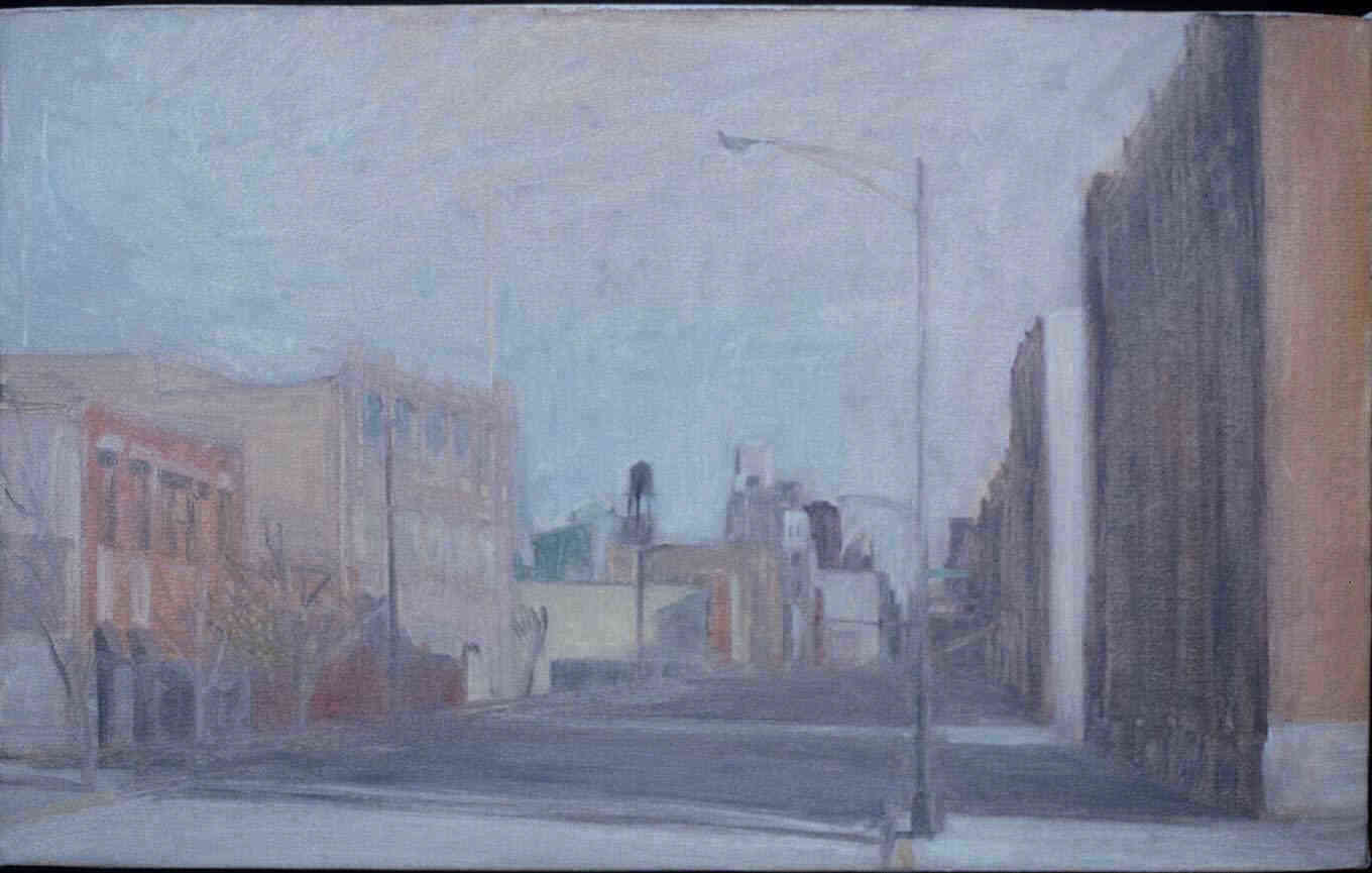 Oil Painting "Washington & Elizabeth Streets