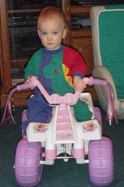 Leah on Her HotRod