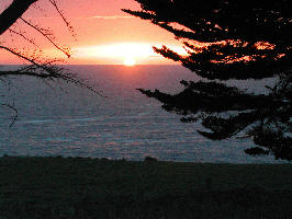 Sunset just south of Rockey Point&nbsp; Saturday before the race !
