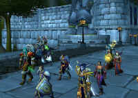 Arriving at the SW gate