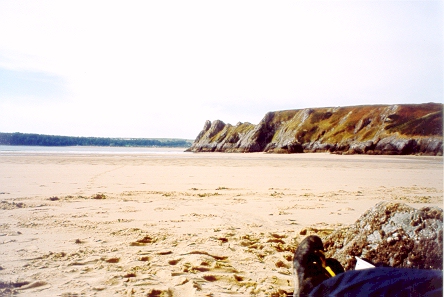 kicking back at Threecliffs