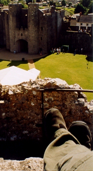 Overlooking Pembroke Castle