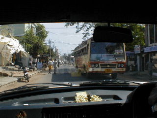 In the town
